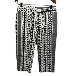 J. McLaughlin Abstract Print Pants sz 10 # Z854​​​